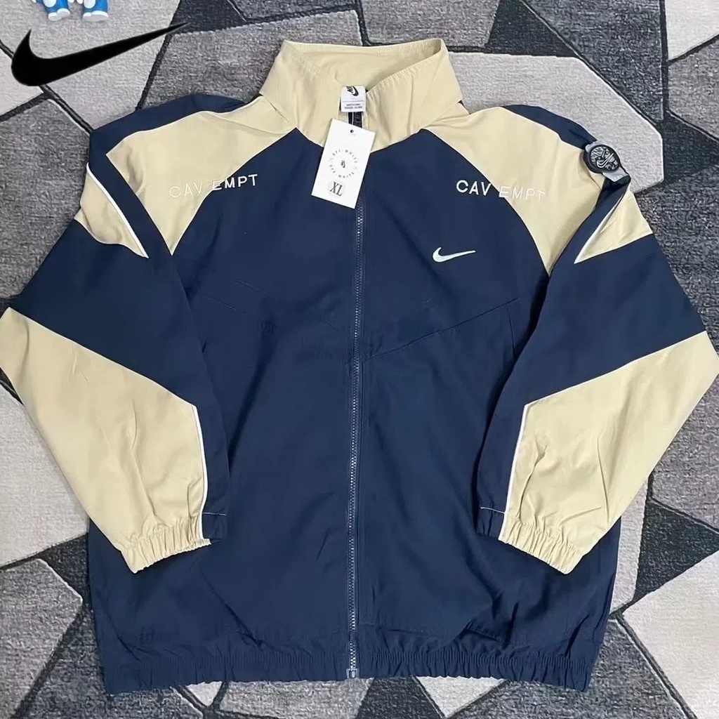 Áo Khoác Thể Thao Thêu Logo Nike X CAVEMPT Co-Braned Chống Thấm Nước Thời Trang Cho Nam