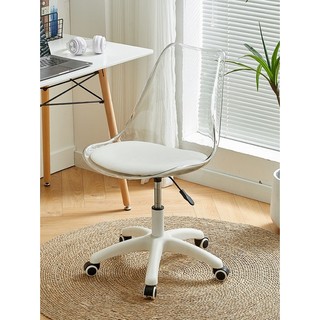 Acrylic tựa lưng trong suốt ghế lưới màu đỏ phòng ngủ bàn trang điểm có thể xoay văn phòng