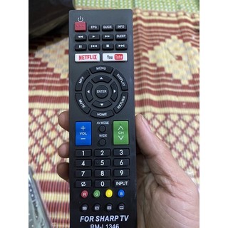 Điều khiển smart tv sharp 1346 - remote tv sharp 1346