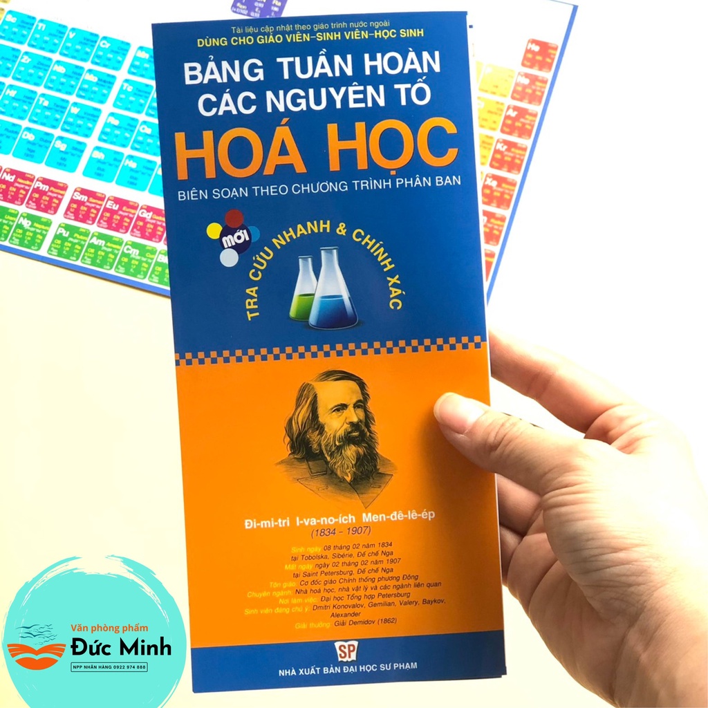 Bảng hệ thống Tuần Hoàn Các Nguyên Tố Hóa Học- MỚI Cách Học Và Mẹo Ghi Nhớ - vpp Diệp Lạc (sỉ/lẻ)