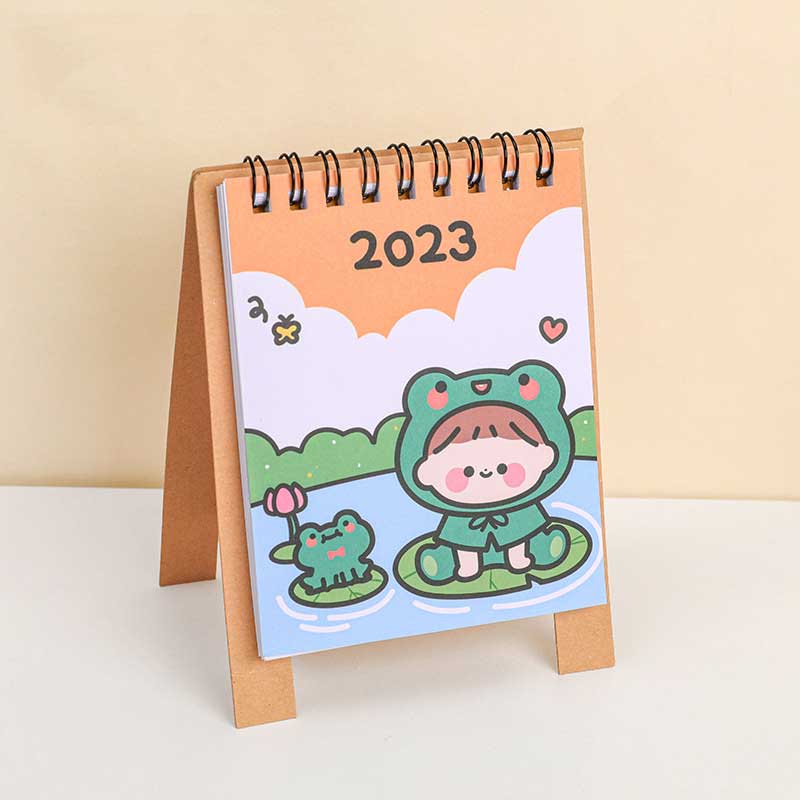 Lịch Để Bàn 2023 Mini Họa Tiết Hoạt Hình Dễ Thương