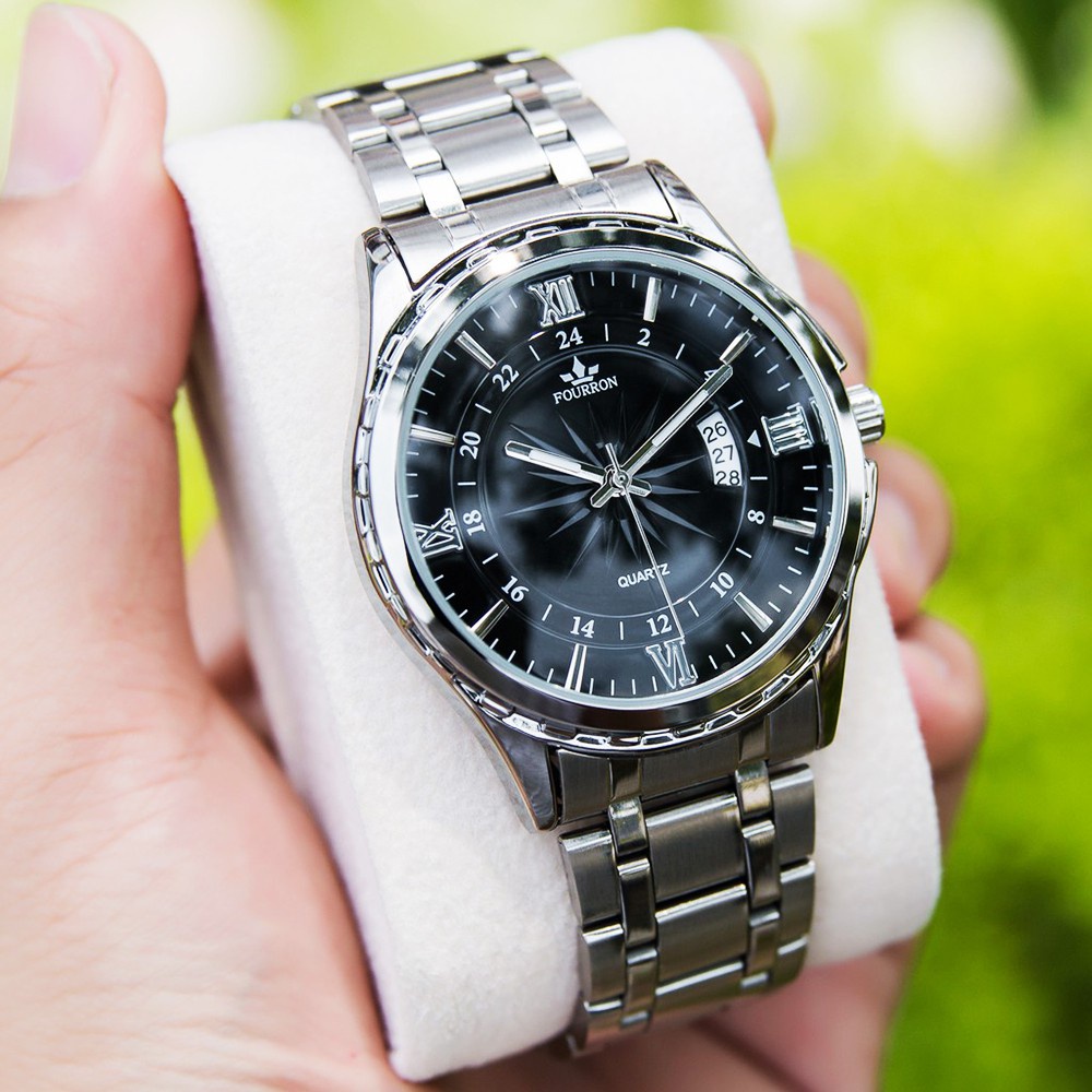 Đồng hồ nam Skmei dây kim loại có lịch ngày chống nước 3ATM size 40mm bảo hành 24 tháng