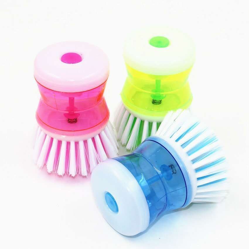 Cọ Rửa Chén Dĩa Có Nút Nhấn Đa Năng Tiện Dụng Cho Nhà Bếp