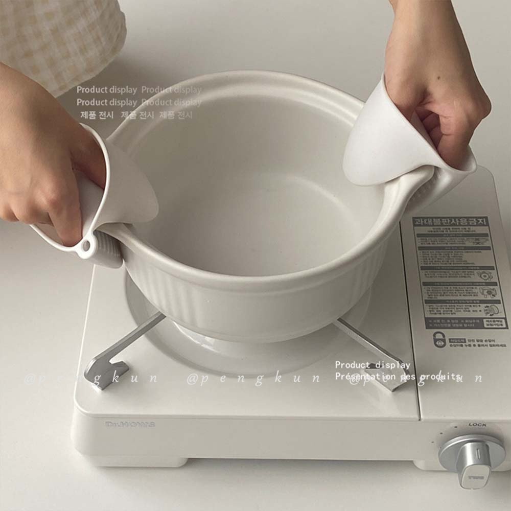 Găng Tay Silicone Dày Dặn Chịu Nhiệt Độ Cao Chống Bỏng Đa Ứng Dụng Cho Nhà Bếp