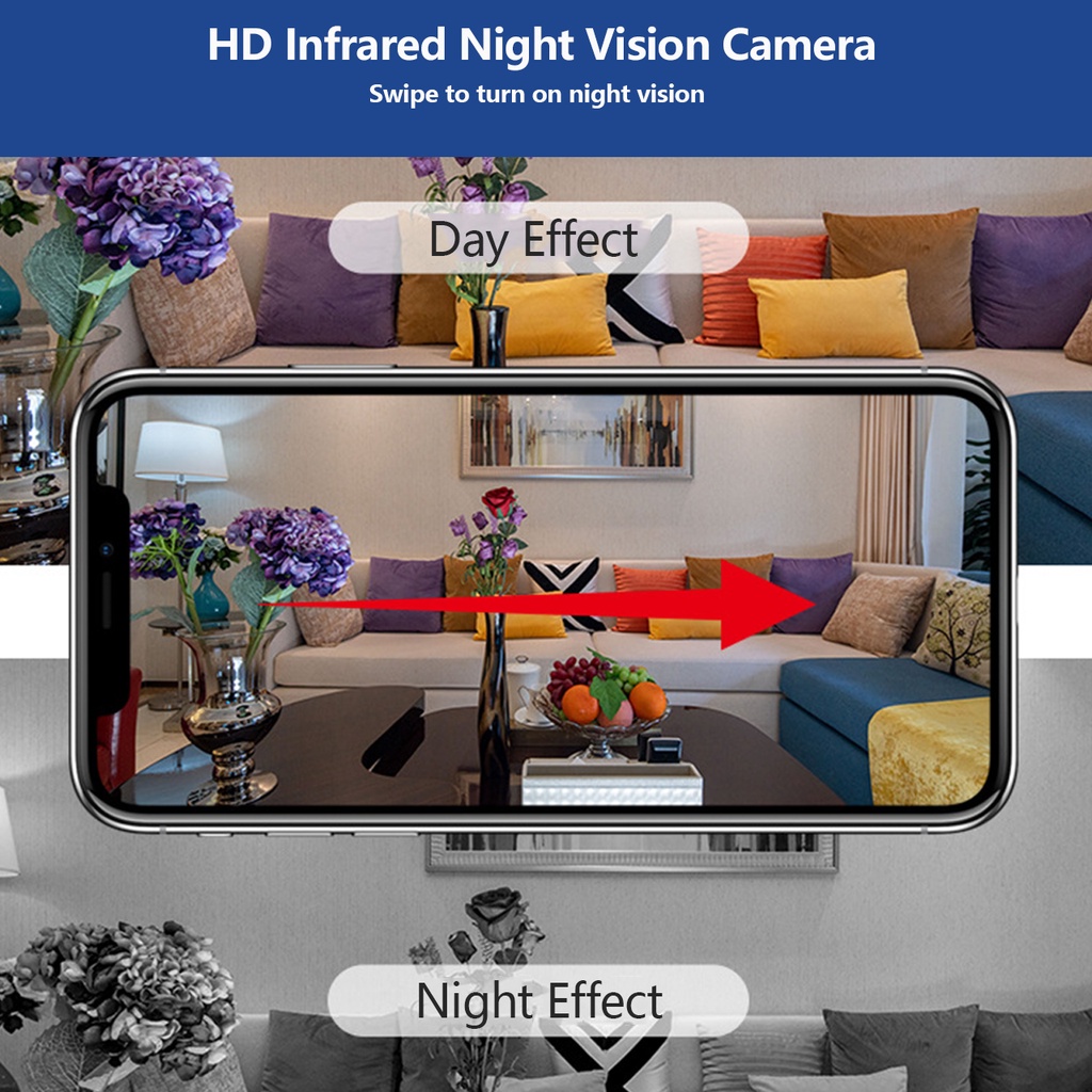 Camera An Ninh a9 mini 1080p hd Không Dây Kết Nối wifi An Toàn Quay Đêm