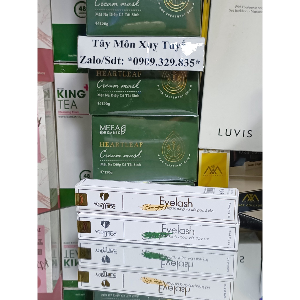 Combo 3 cây dưỡng mi dưỡng mày ngày đêm Yody White Phương Anh chính hãng