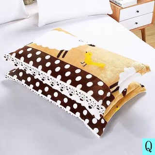Vỏ gối một cặp bằng lông cừu san hô mềm thân thiện với da một cặp vỏ gối lông cừu san hô mềm mại