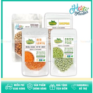 Combo 4 loại Đậu Hà Lan Xanh (250gr) + Đậu Cúc Pinto (250gr) + Đậu Gà ( 250gr) + Đậu Lăng Đỏ ( 250gr)
