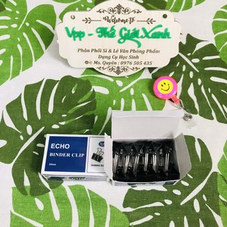 kẹp bướm đen 25mm