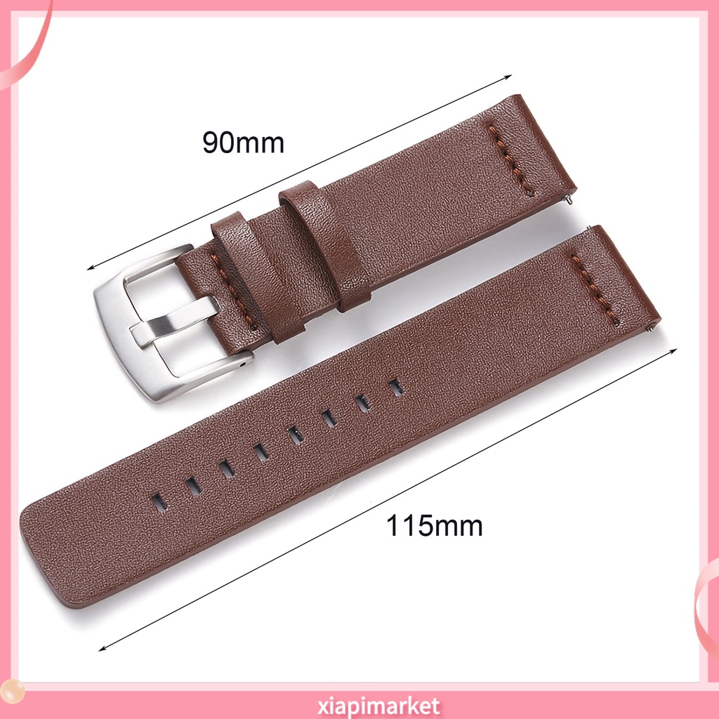 Dây Đeo Da Thay Thế Cho Đồng Hồ Thông Minh Huawei 20mm 22mm