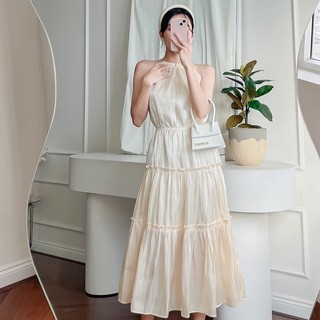 Đầm Organza Cổ Yếm - EDINI - D1539