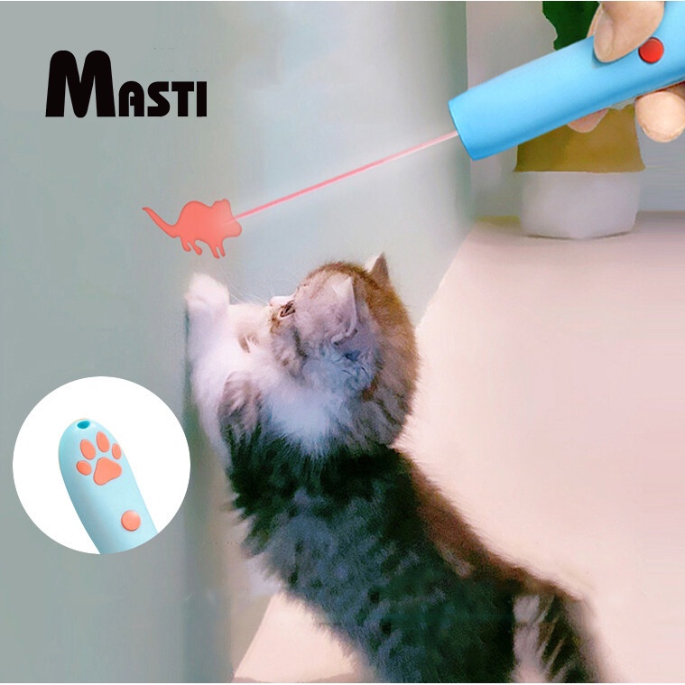 Bút chiếu đèn led laze MASTI LI0172 đồ chơi vui đùa với mèo cưng