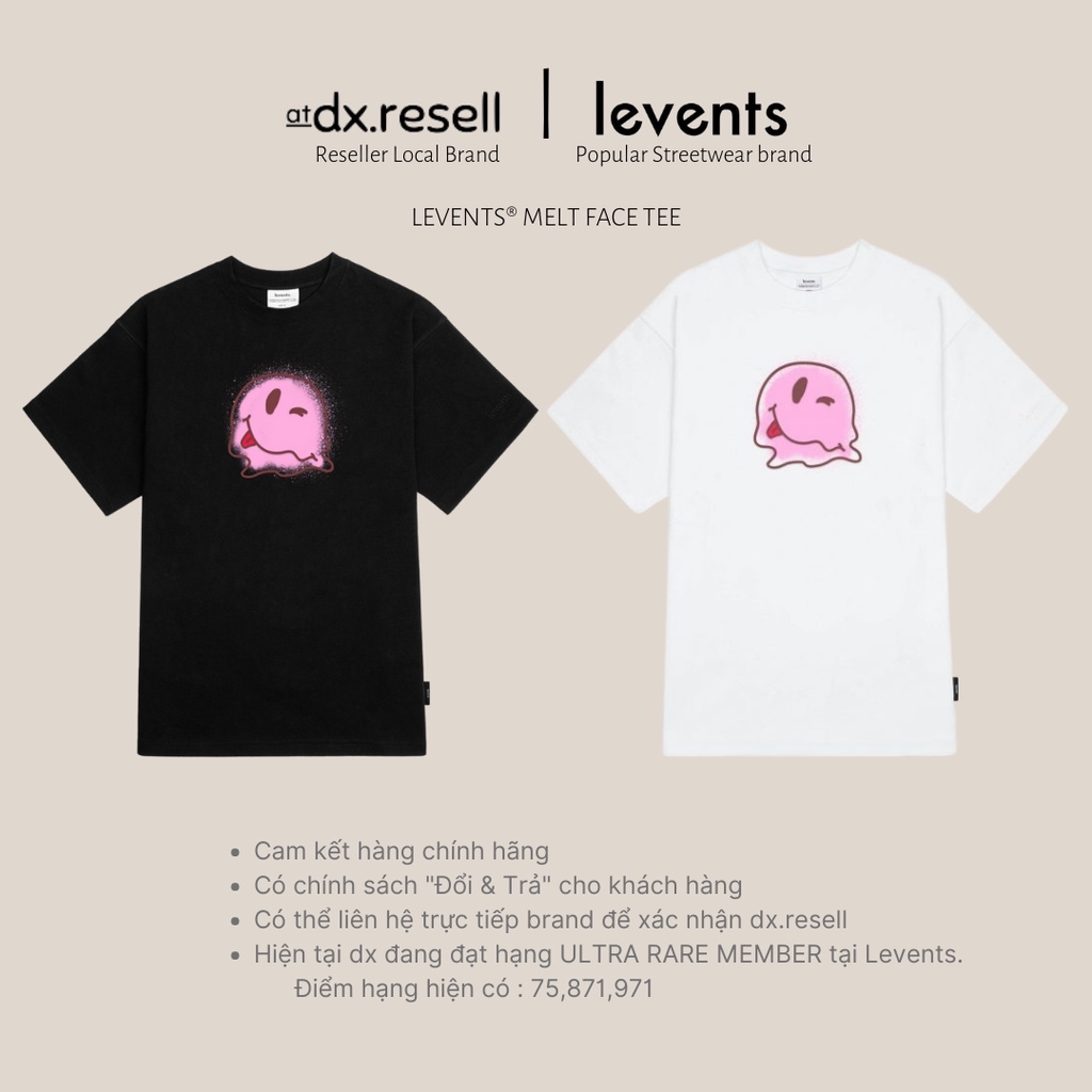 Áo Thun LEVENTS® MELT FACE TEE