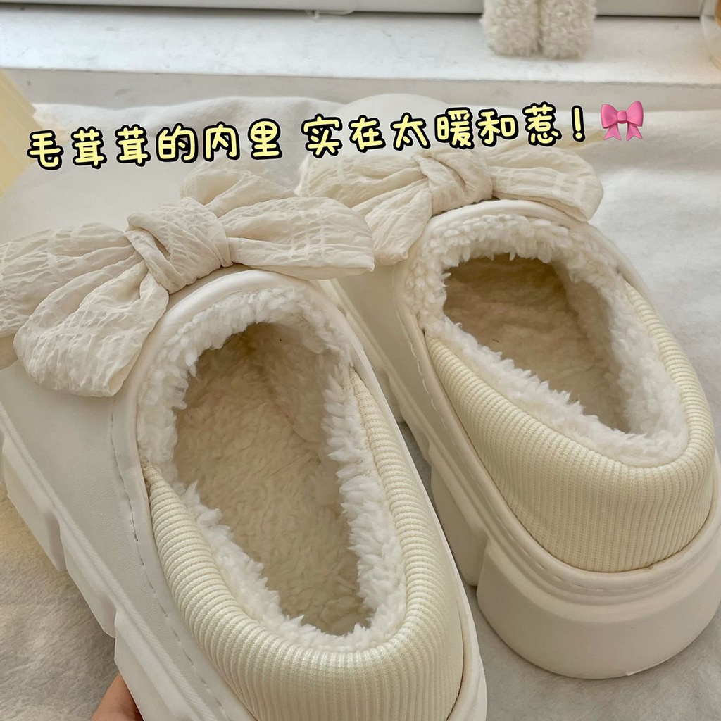 Giày Boot Đế Dày Chống Nước Thiết Kế Mới Thời Trang Dành Cho Mùa Thu Đông