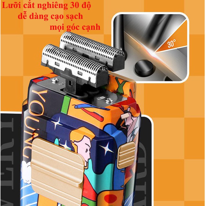 Máy Cạo Râu Kemei KM-1102 và Kemei 1102H