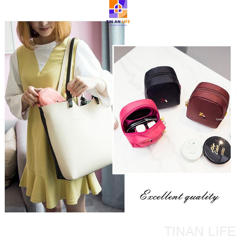 Túi Vải MINI Đựng Vật Dụng Hàng Ngày, Đồ Trang Điểm, Son Phấn