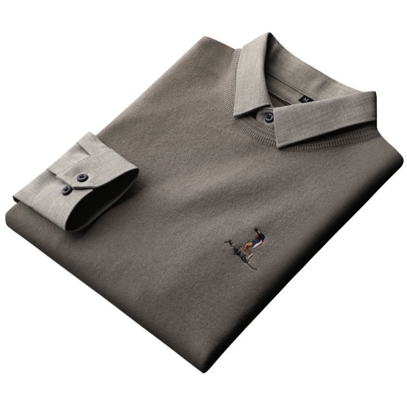 Áo Sweater Giả Hai Lớp Thêu Họa Tiết Phong Cách Hàn Quốc Cho Nam