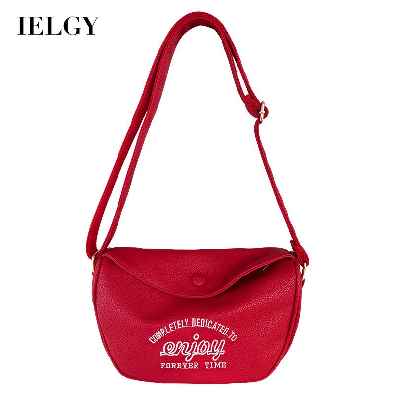 Túi Đeo Vai Màu Trơn Thêu Họa Tiết Thời Trang Cao Cấp Cho Nữ