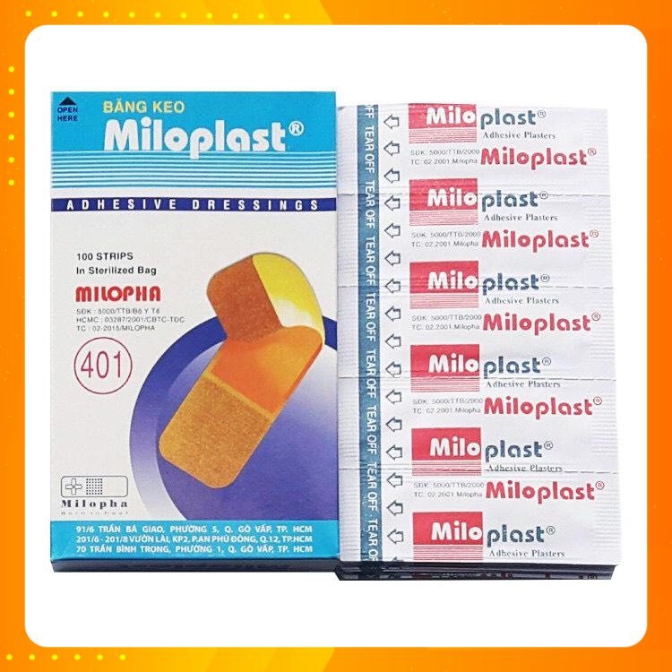 BĂNG CÁ NHÂN MILO PLASTER HỘP 100 MIẾNG