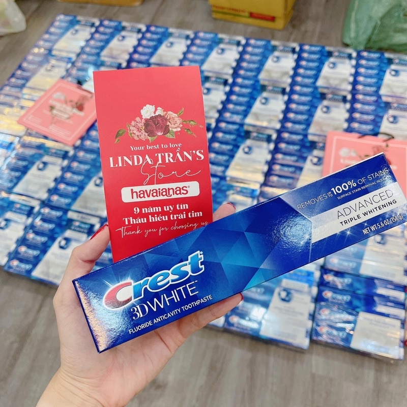 Kem Đánh Răng 3D Crest ✔️ Xuất xứ : Mỹ
