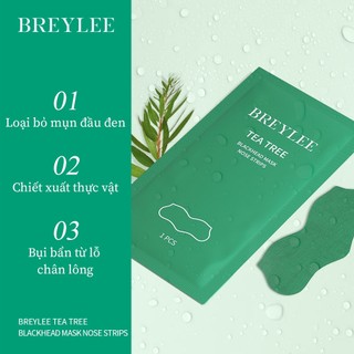 Set 5 Miếng Dán Mũi Breylee Làm Sạch Sâu Mụn Đầu Đen / Mụn Đầu Trắng Hiệu Quả