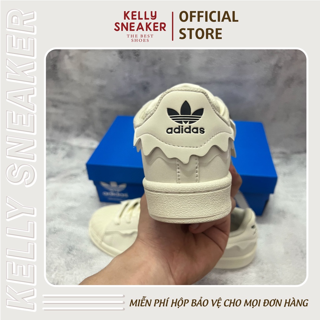 Giày Thể Thao SuperStar Sò Trắng Kem - Bản Tiêu Chuẩn