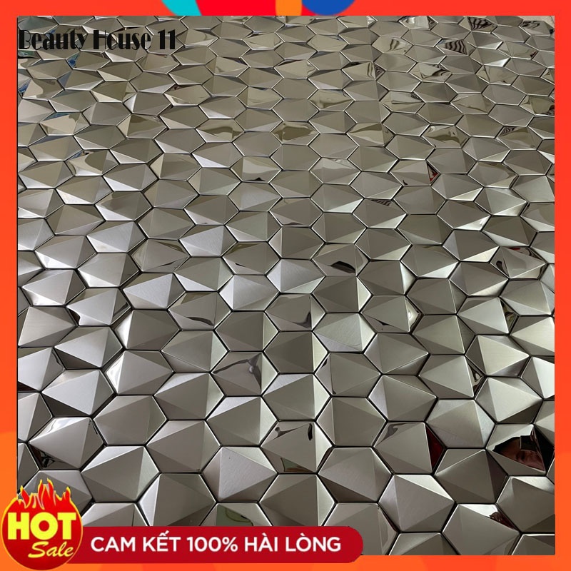 Gạch mosaic inox trang trí quán bar, khách sạn trang trí nhà cửa