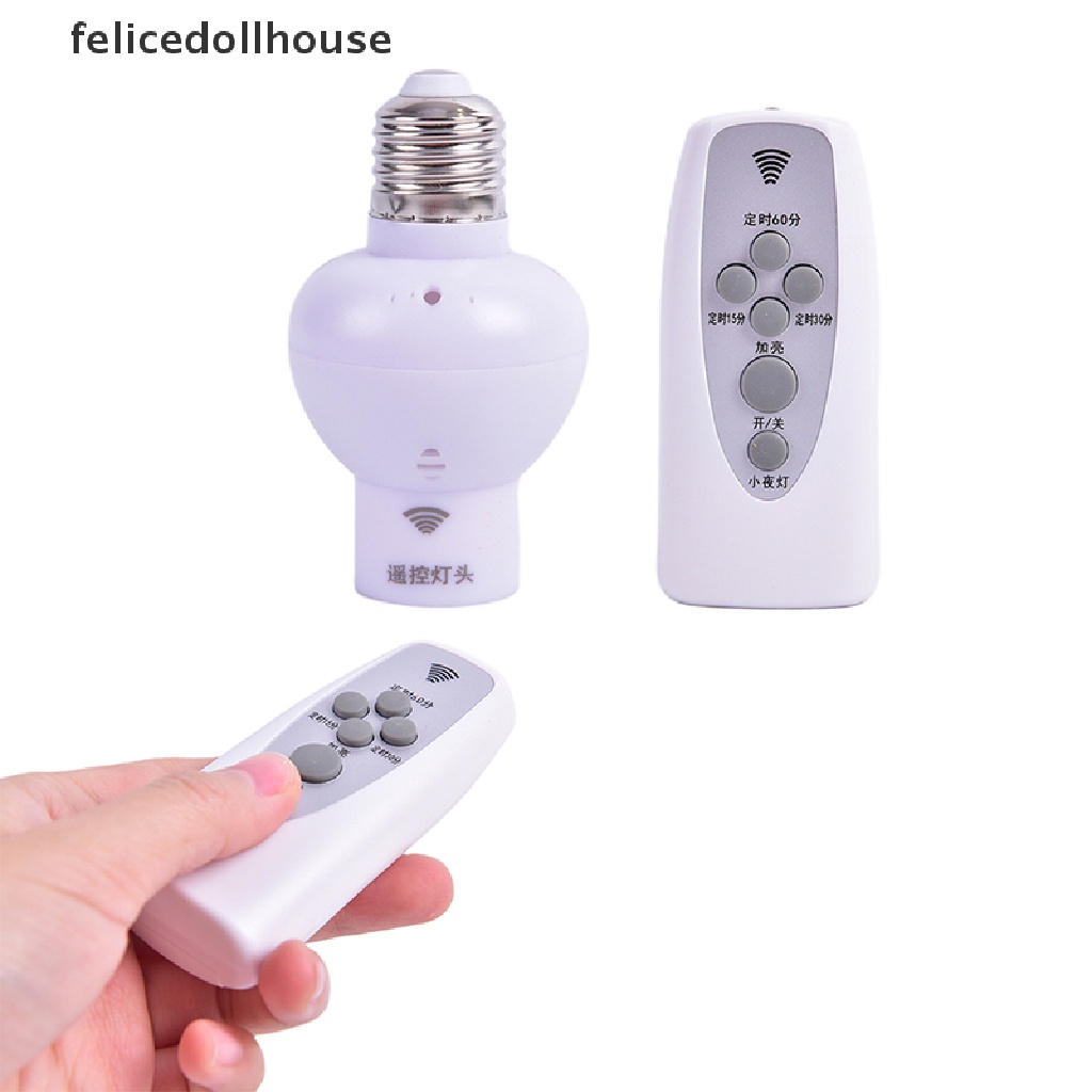 Chuôi Bóng Đèn E27 Không Dây Cảm Biến Âm Thanh Điều Khiển Từ Xa