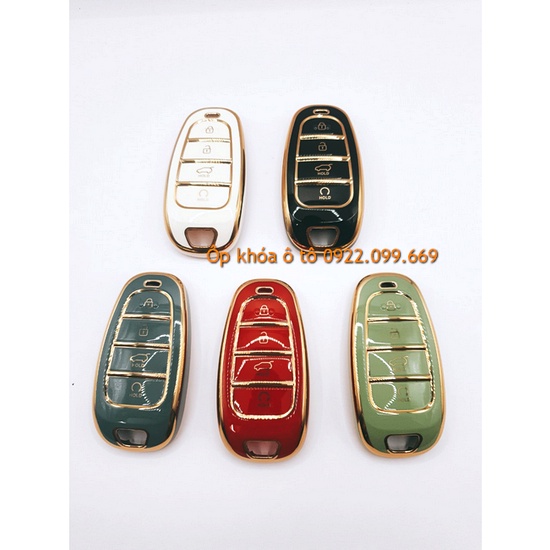 Ốp chìa khoá TPU sang trọng dành cho xe Hyundai Tucson, Santafe , Palisade 2021 2022