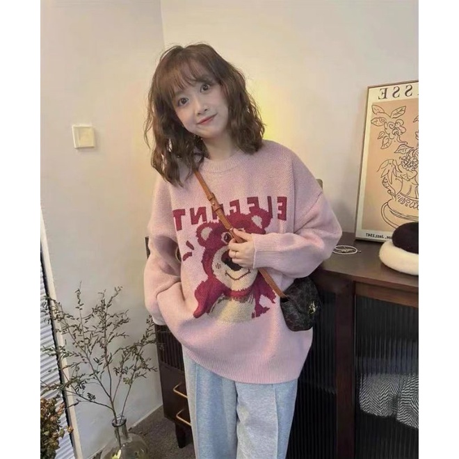 Áo len gấu, hót, QCL1