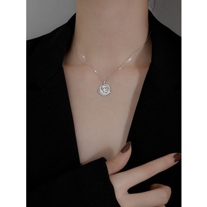 Vòng cổ Mặt Hình Chú Voi Tròn Nhỏ Thời Trang Cho Nữ