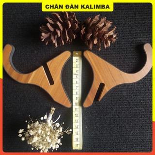 Giá đỡ đàn kalimba 17 phím, kalimba 21 phím bằng gỗ lắp ghép 2 mảnh kích thước D16cm R10.5cm C3cm