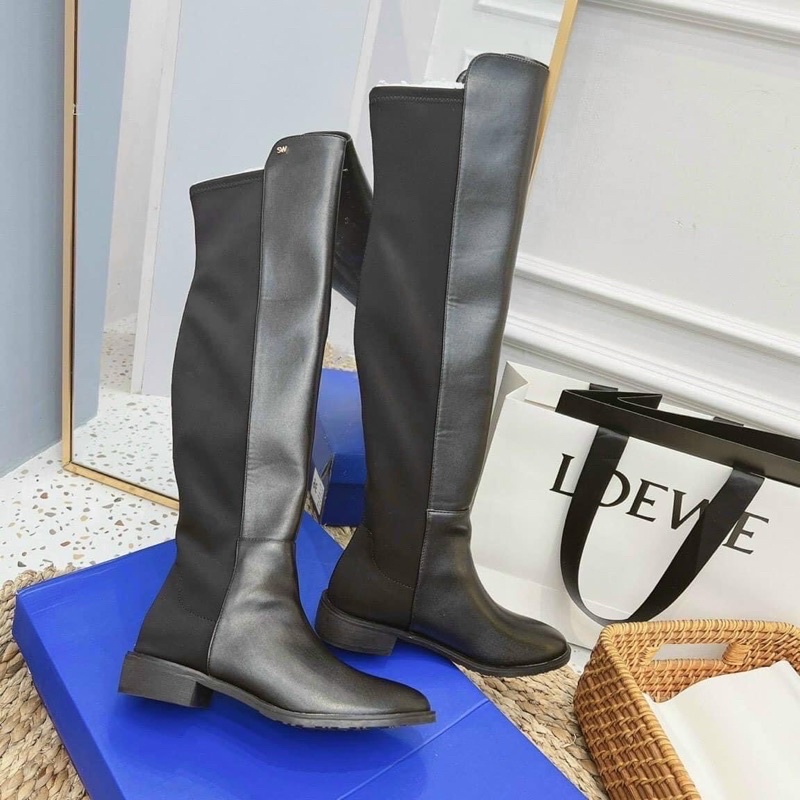 MÃ C857- BỐT ĐÙI SW PHỐI NHUNG HOT HIT FULLBOX