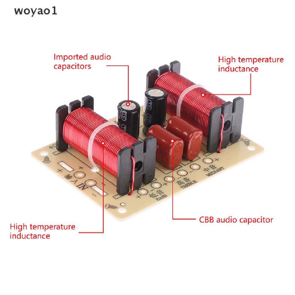 Mô Đun Chia Tần Số 900-4000Hz 3 Chiều woyao1 Chuyên Dụng Cho Loa Âm Thanh