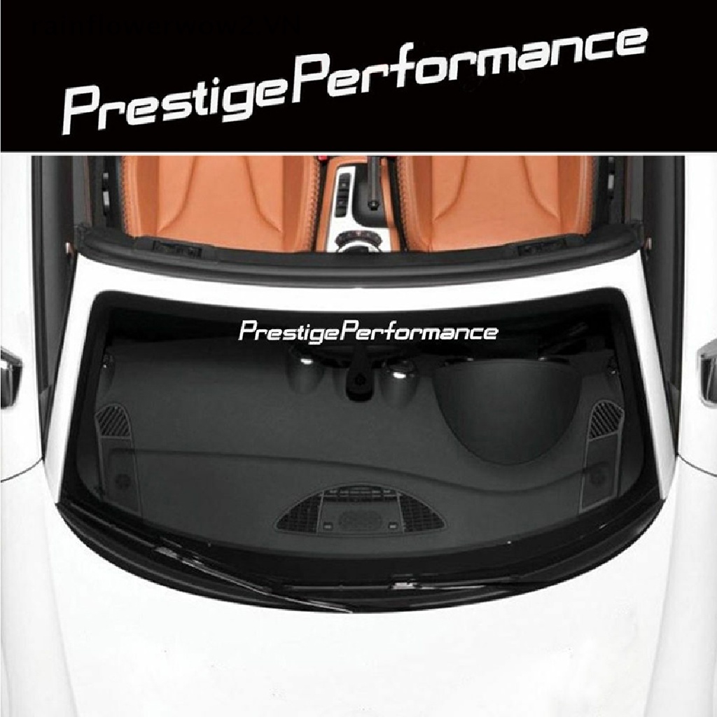 Miếng Dán Kính Chắn Gió Phía Trước Bằng Vinyl In Họa Tiết Prestige Performance Độc Đáo Trang Trí Xe Hơi