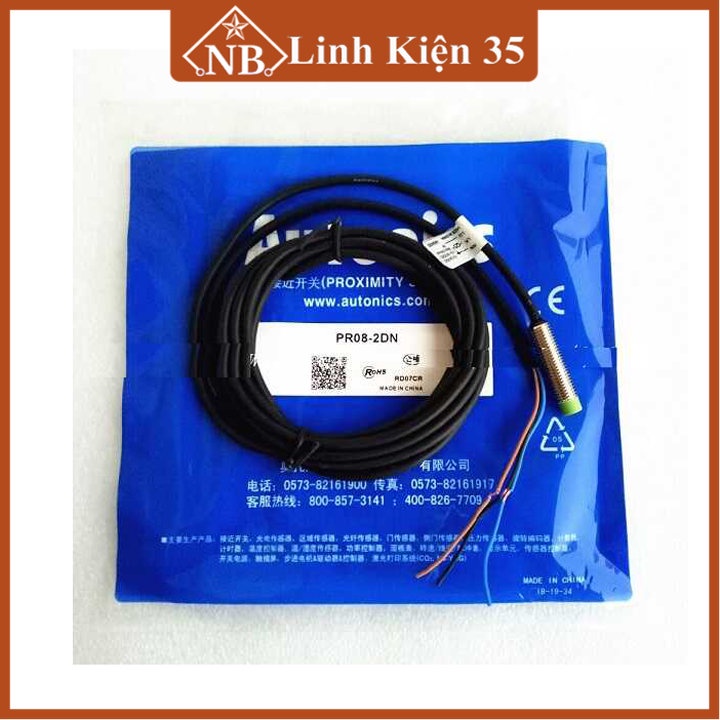 Linh kiện cảm biến tiệm cận PR18-8DN2 Autonics dòng PR Series 12-24VDC phát hiện kim loại