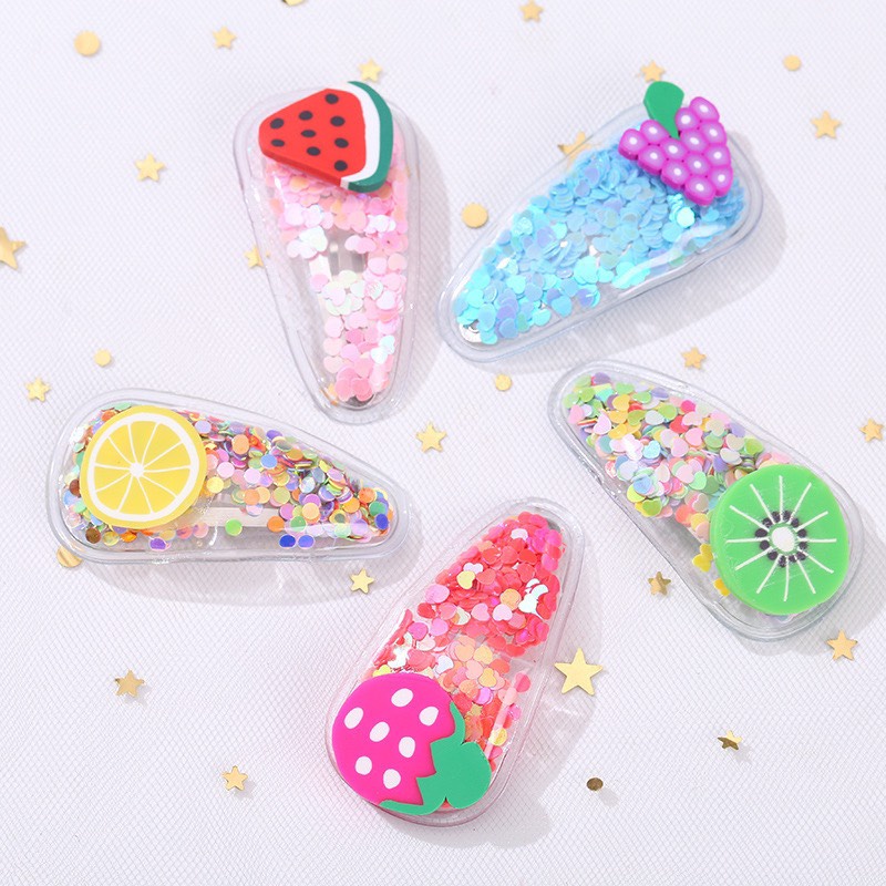 set 10 combo 10 kẹp bấm kim tuyến Trái Cây cho bé