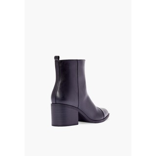 Boot xuất dư kéo khóa đen Justfab