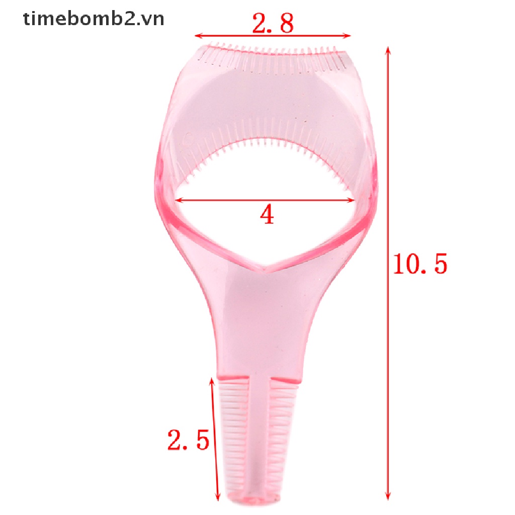 Dụng Cụ Hỗ Trợ Chuốt mascara Làm Cong Mi 3 Trong 1 Tiện Dụng