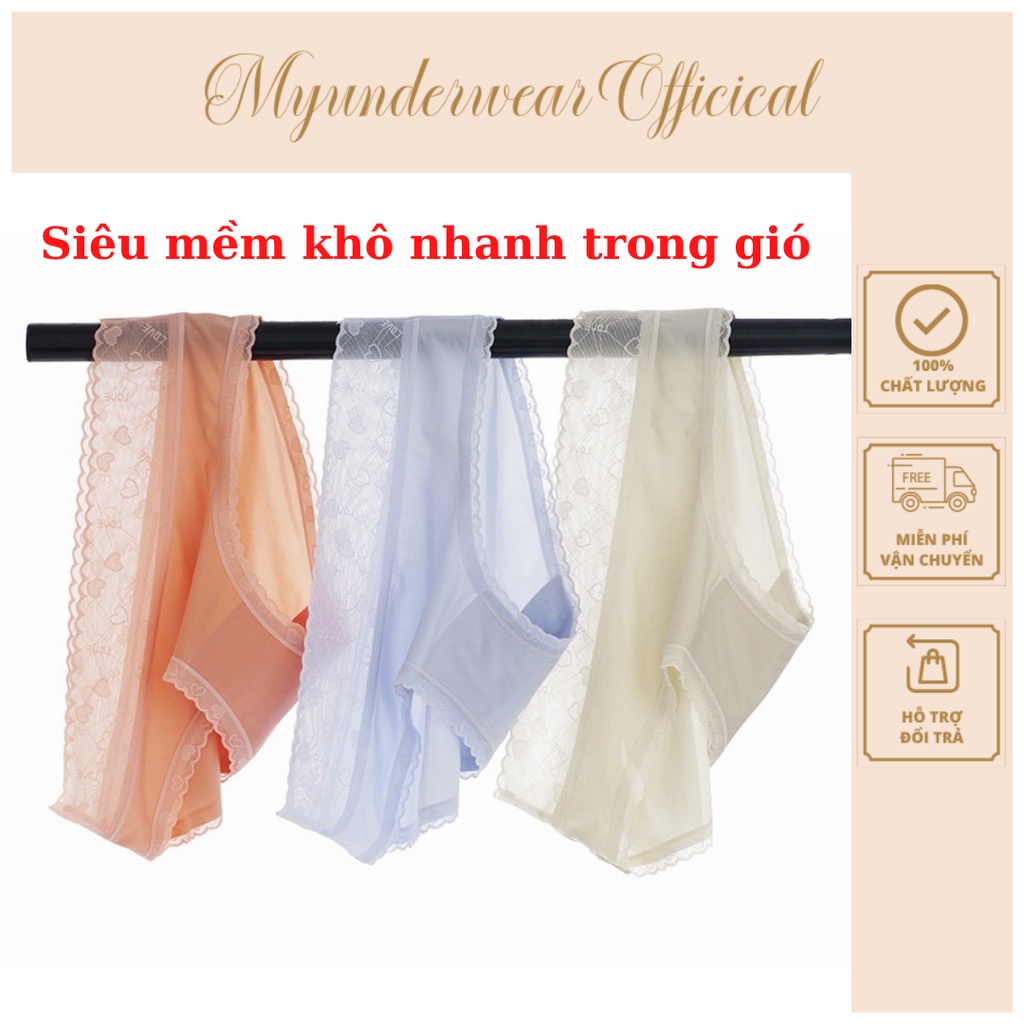 Quần lót nữ lụa băng, quần lót nữ tàng hình mềm mại mát lạnh thông thoáng | BigBuy360 - bigbuy360.vn