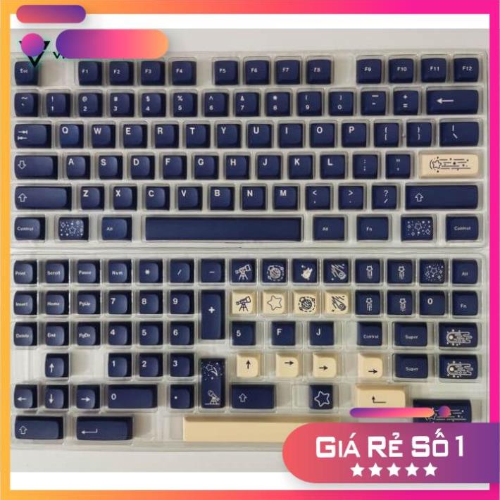 Bộ nút nhựa XDA Stargazing Thick PBT dyesub 139 nút