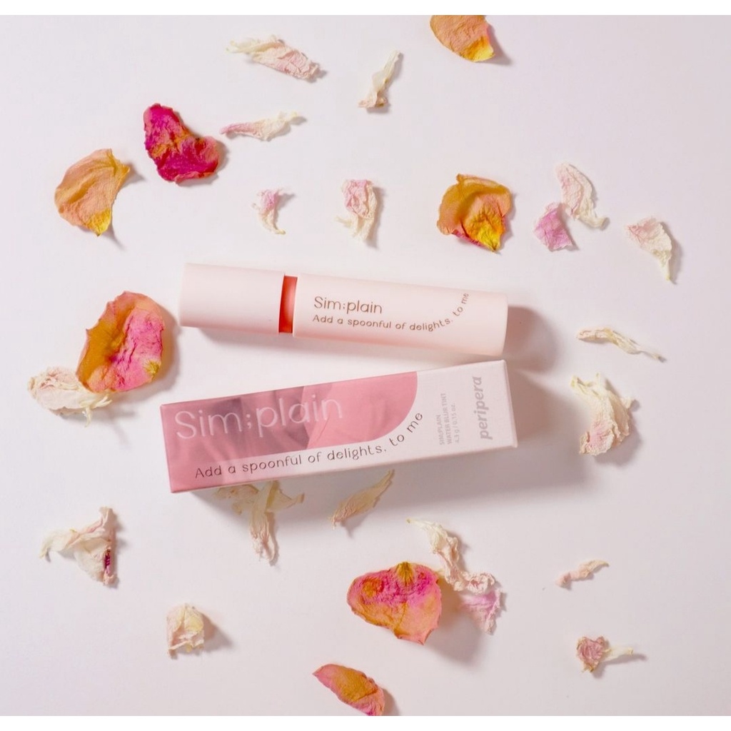 SON PERIPERA SIM;PLAIN WATER BLUR TINT 2022 4.3g 5 Màu Mềm mịn lâu trôi