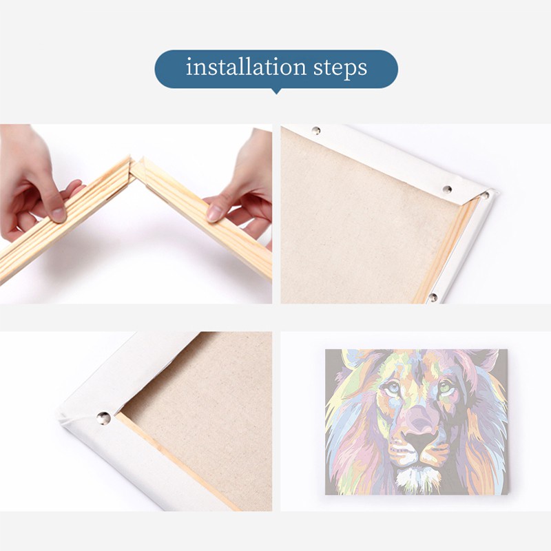 Set tranh tô màu số hóa DIY DROFE hình thành viên nhóm nhạc BTS 40x50cm/ 20x30cm