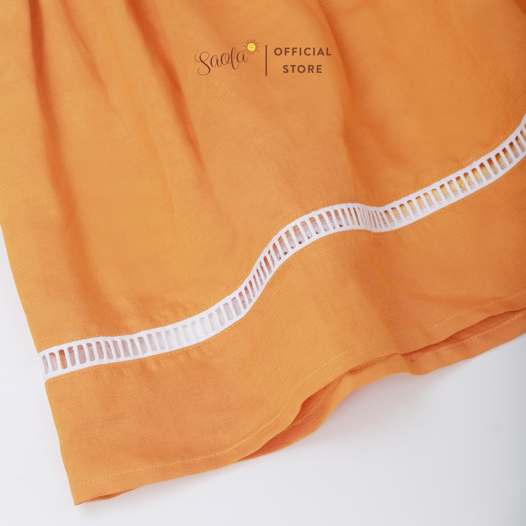 Váy Cho Bé Gái SAOLA KIDS Công Chúa Trắng Elsa Xinh Đẹp Gracie Dress Cho Trẻ Em 1,2,3,4,5,6 tuổi - DRL013