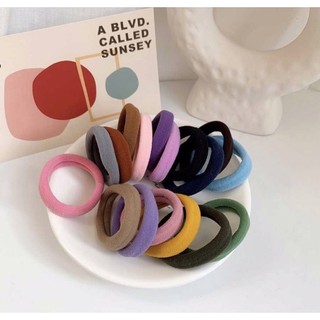 ( siêu rẻ ) combo 5 chun buộc tóc đen cực bền