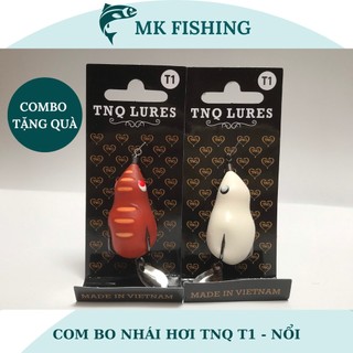 Combo mồi lure nhái hơi TNQ T1 - Mồi câu Toán nhà quê
