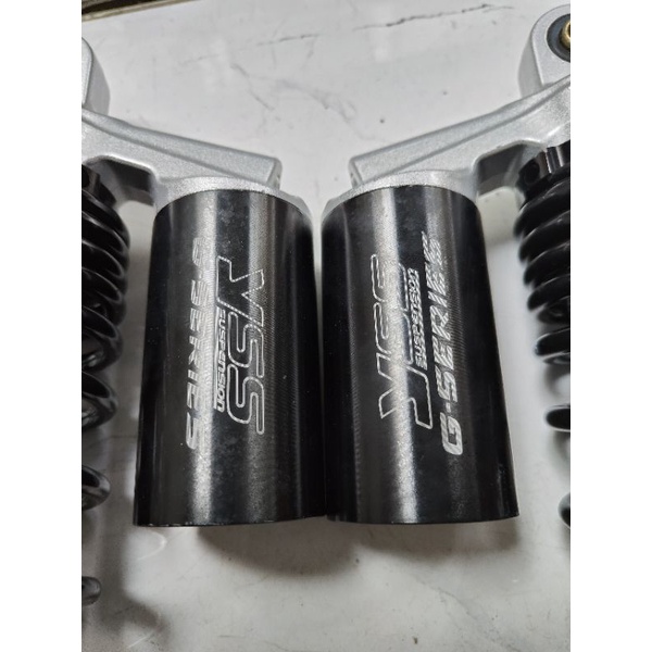 Phuộc YSS bình đen/bình xám tem khắc gắn Dream Wave Galaxy Elegant Future Axelo Cub Sirius Taurus Jupiter Max xe điện