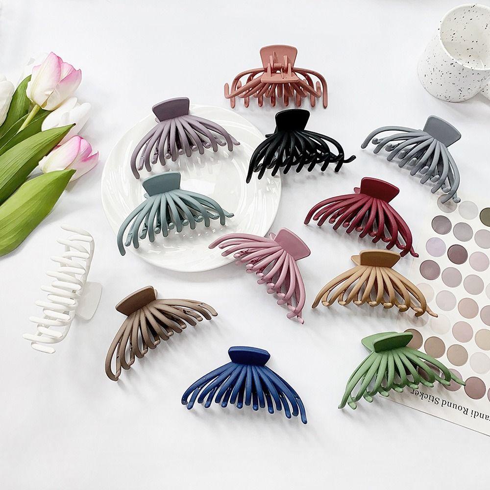 Bộ 2 Kẹp Tóc Càng Cua Bằng Acrylic Cho Nữ