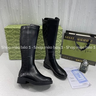 Bốt boot gc sole vân chìm mũi tròn gót thấp fullbox