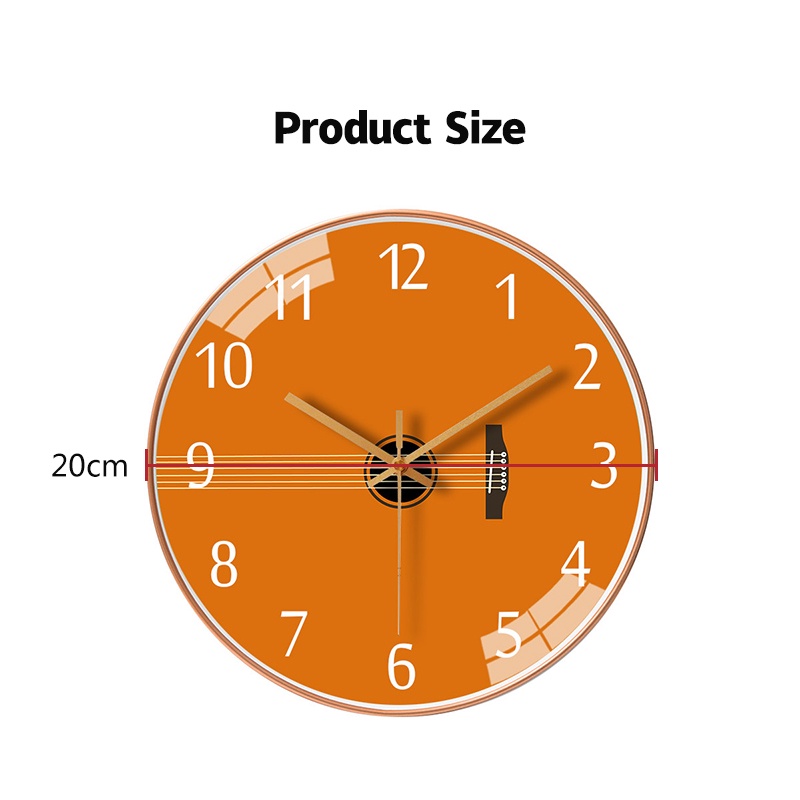 Đồng Hồ Treo Tường 20Cm Thiết Kế Hình Động Vật Hoạt Hình Đơn Giản Hiện Đại